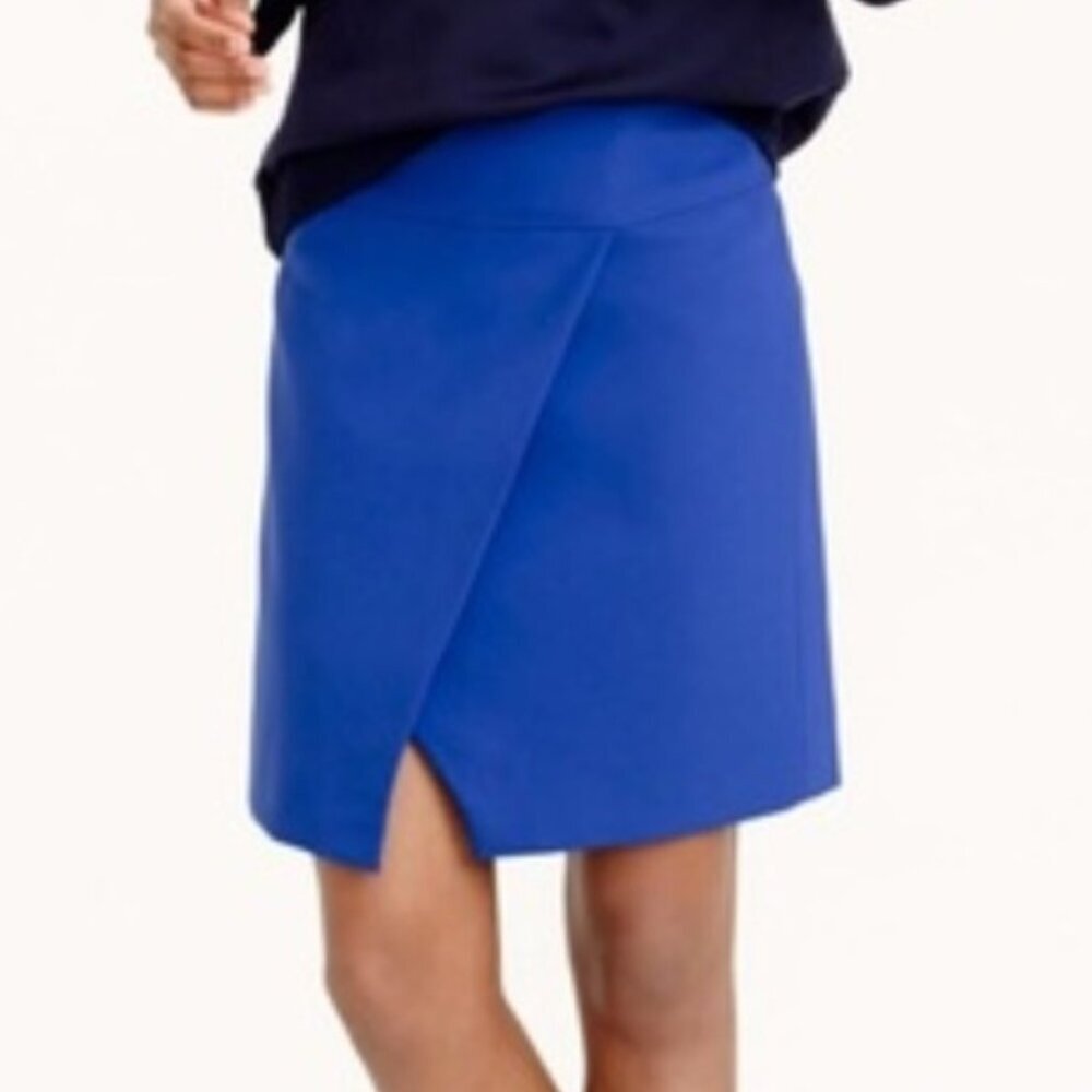 NAVY J.crew crossover wrap a-line skirt women's size 6 (90)
